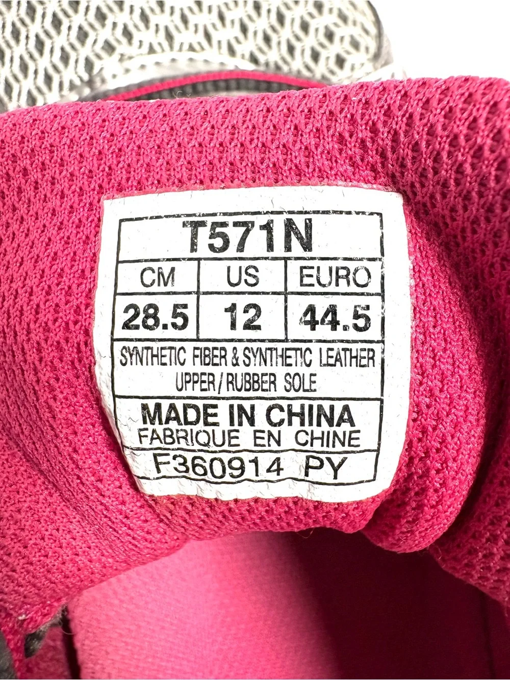 Asics Gel-Fortify Woman's SIZE 12 Running Sneakers Silver Gray Pink Blue T571N